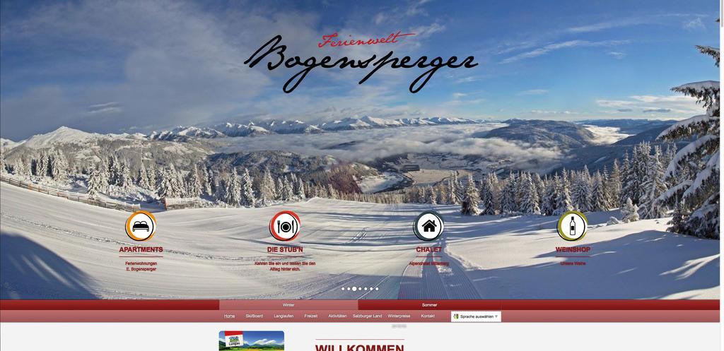 Ferienwelt Bogensperger Daire Mariapfarr Dış mekan fotoğraf